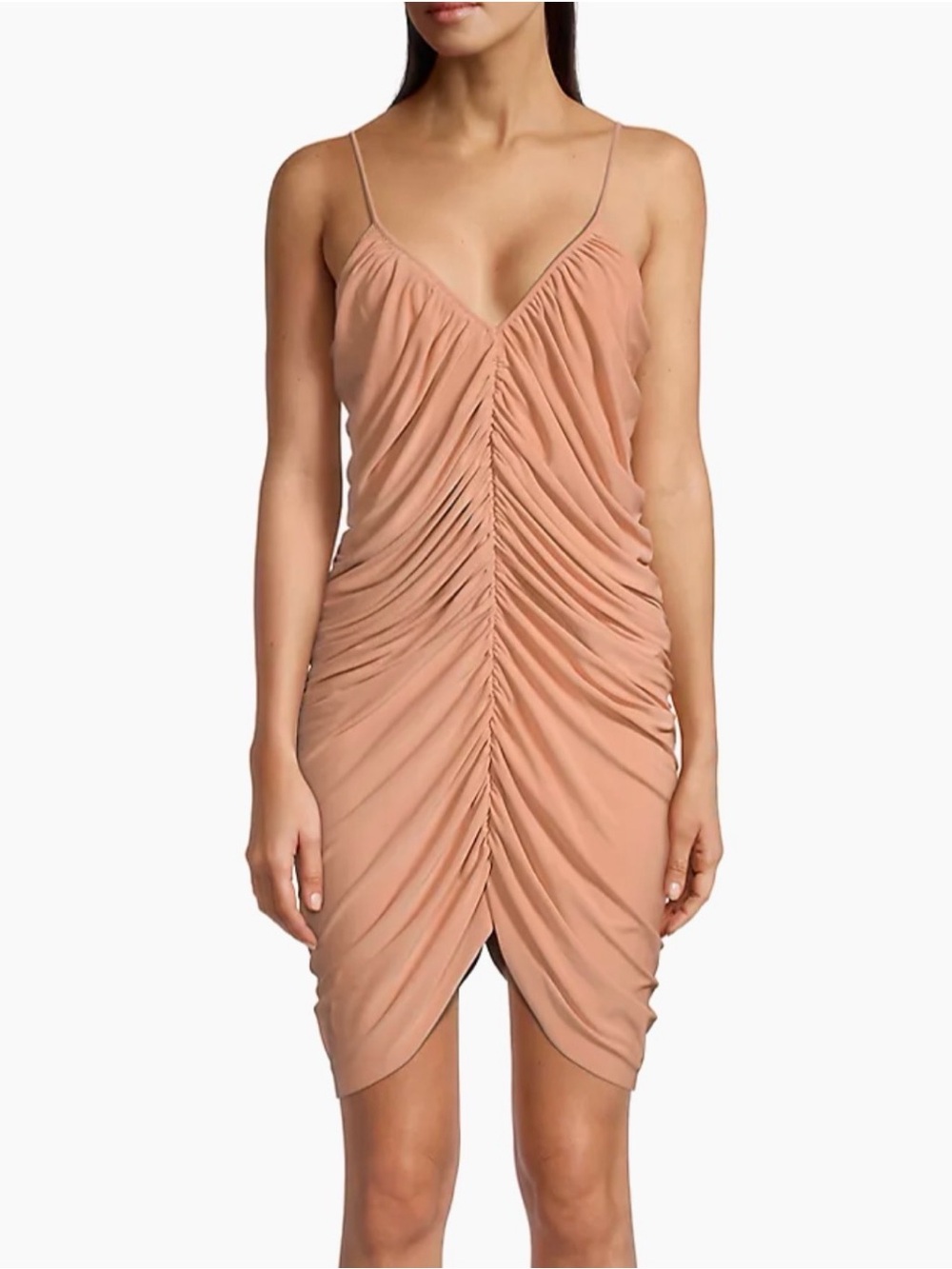 Norma Kamali Diana Mini Slip Dress XS